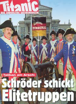Taliban am Arsch: Schröder schickt Elitetruppen (12/01)