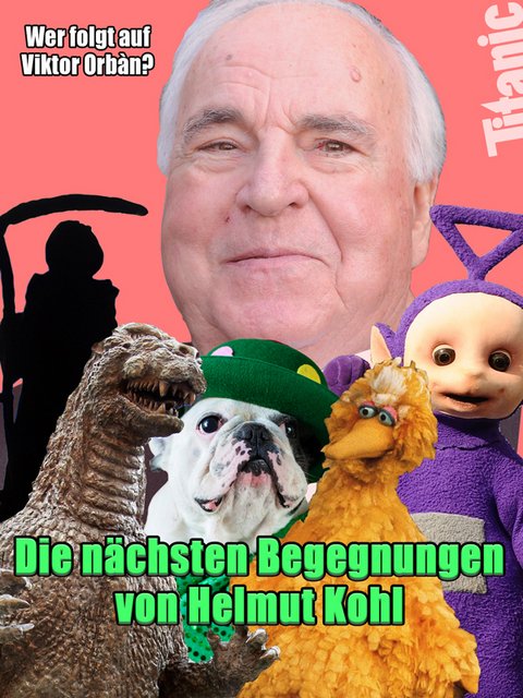 Auf einen Saumagen mit Helmut Kohl