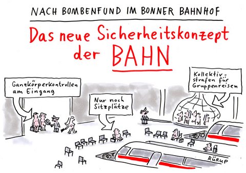 Nach Bombenfund in Bonn