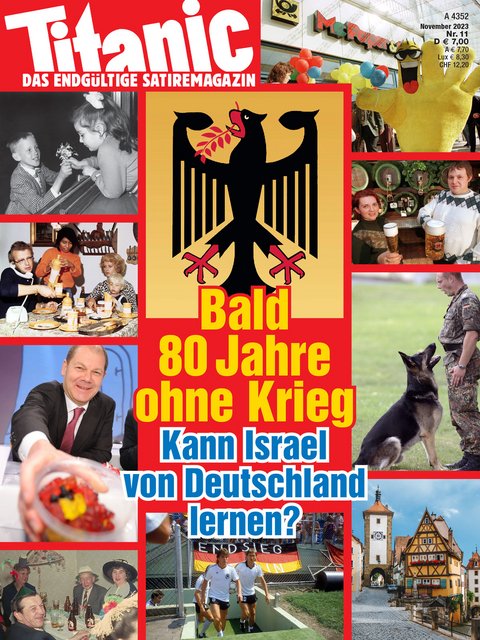Bald 80 Jahre ohne Krieg: Kann Israel von Deutschland lernen? (11/2023)