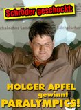 Schröder geschockt: Holger Apfel gewinnt Paralympics!