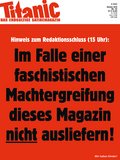 Im Falle einer faschistischen Machtergreifung dieses Magazin nicht ausliefern! (10/2018)