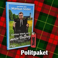 Politpaket: Leo Fischer – »Gottes Werk und mein Beitrag« + TITANIC-Feuerzeug
Polit-Topseller über Markus Söder + Feuerzeug, um alles anzuzünden