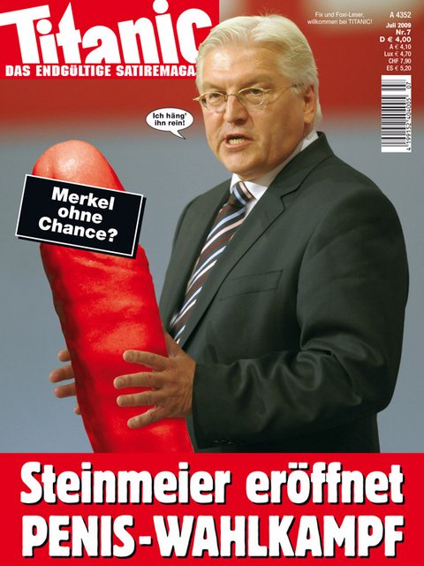 Steinmeier eröffnet Penis-Wahlkampf (07/2009)