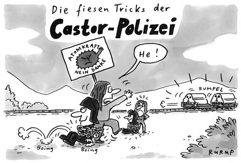 Die fiesen Tricks der Castor-Polizei