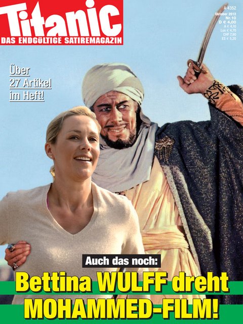Auch das noch: Bettina Wulff dreht Mohammed-Film! (10/2012)