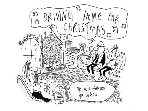 Tür 14: Driving home for Christmas