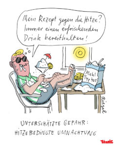 Der Sonntagsacrtoon von Leo Riegel