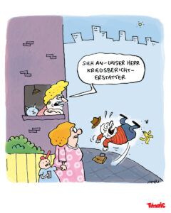 Der Sonntagscartoon von Ari Plikat