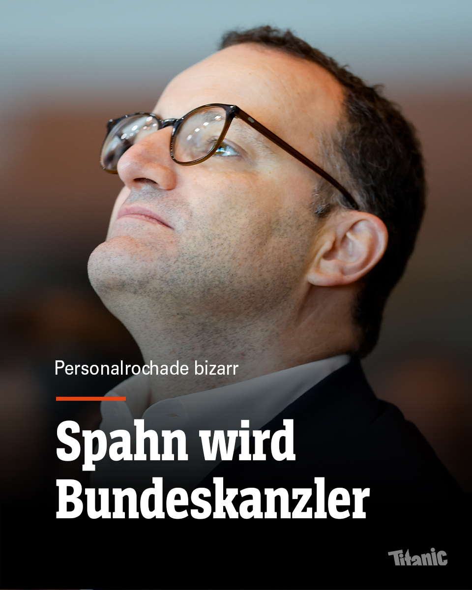 Personalrochade bizarr: Spahn wird Bundeskanzler