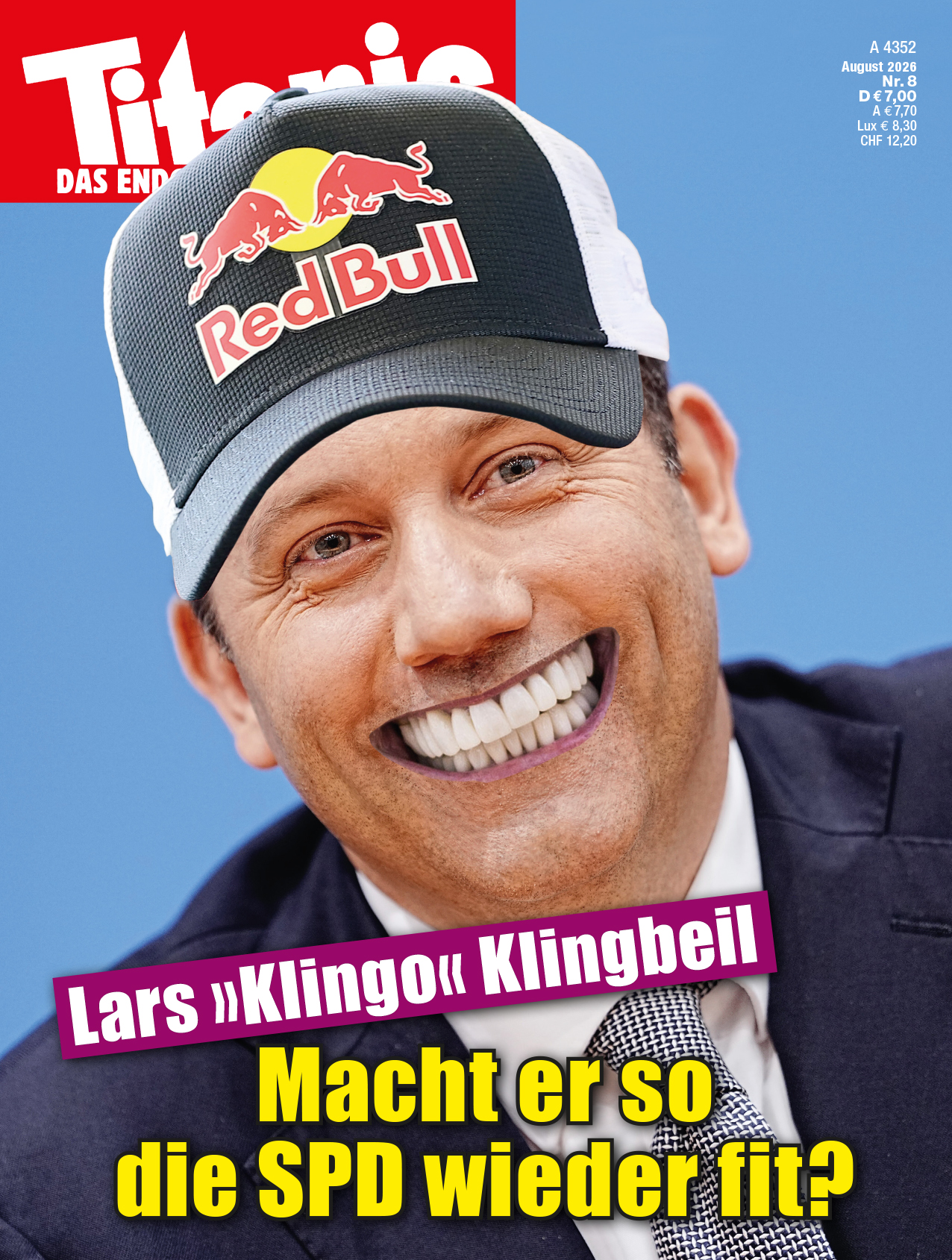 TITANIC Juli-Heft 2026 – Opferkanzler Merz