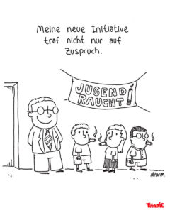 Der Sonntagscartoon von Maxim Seehagen